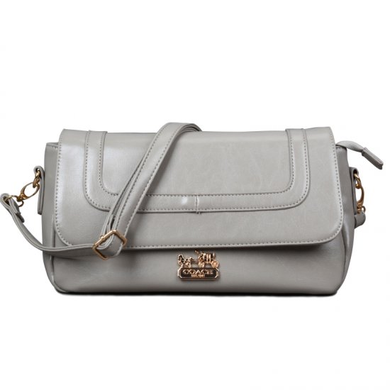 Coach Madison In Saffiano Medium Grey Crossbody Bags EKZ Coach Madison In Saffiano Medium Grey Crossbody Bags EKZ